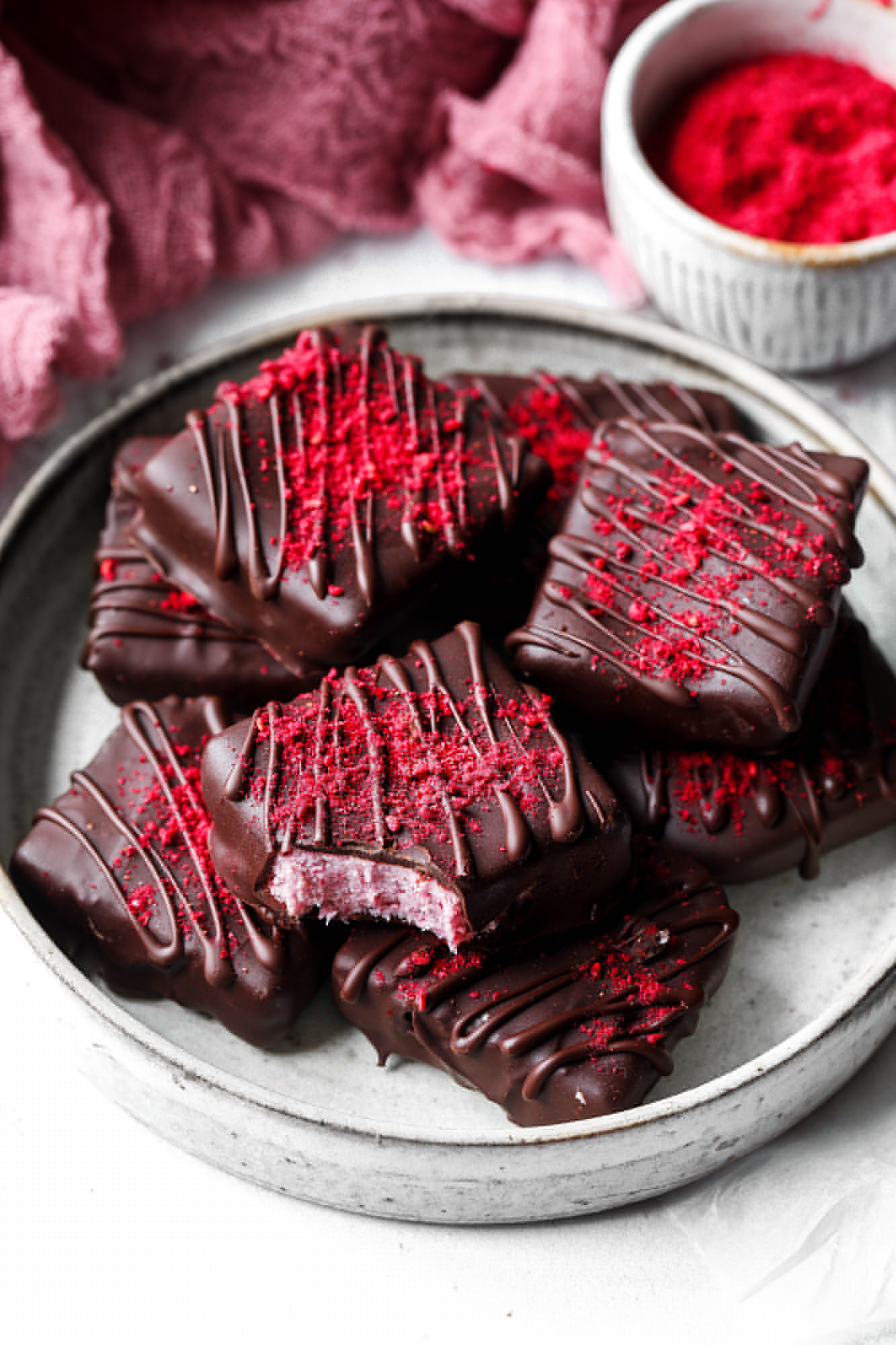 Vegan Raspberry Coconut Bars