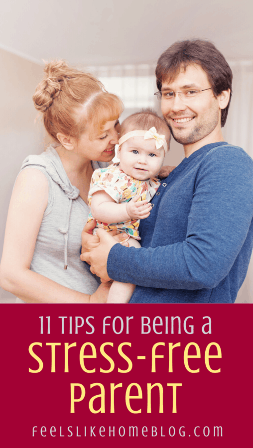 happy parents with a baby