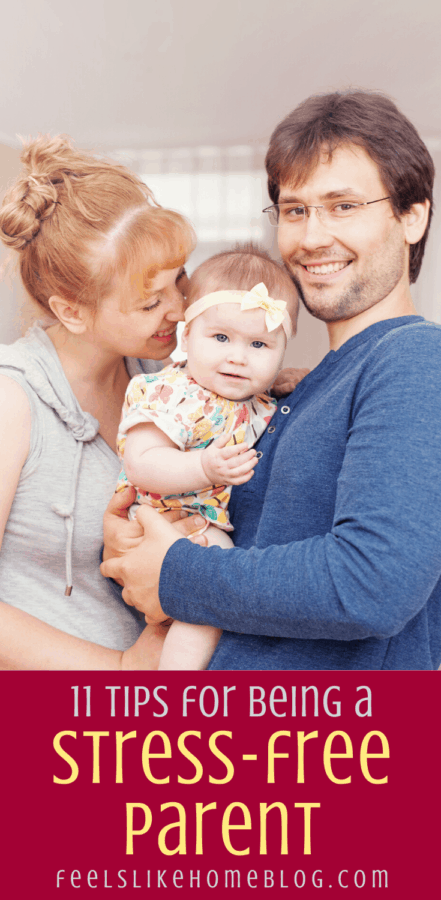 happy parents with a baby