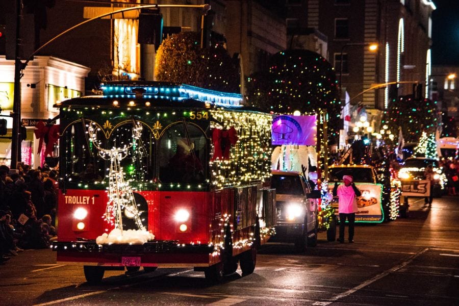 Santa's Parade things to do in Victoria B.C. at Christmas