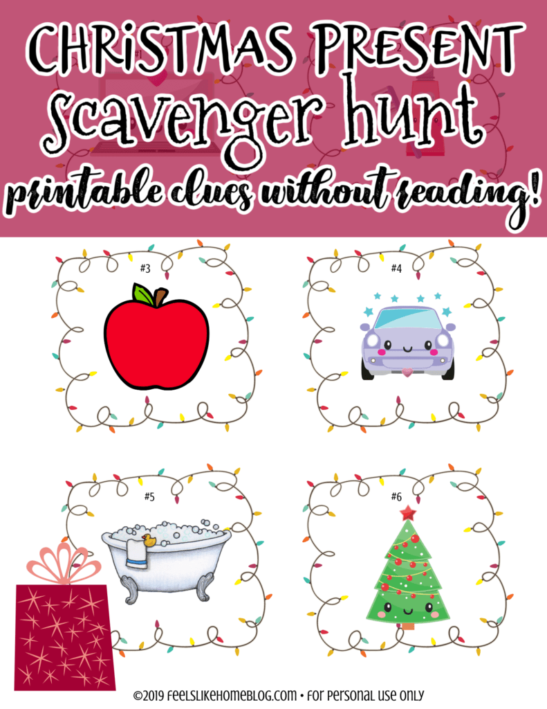 Christmas Scavenger Hunt – No Reading Required