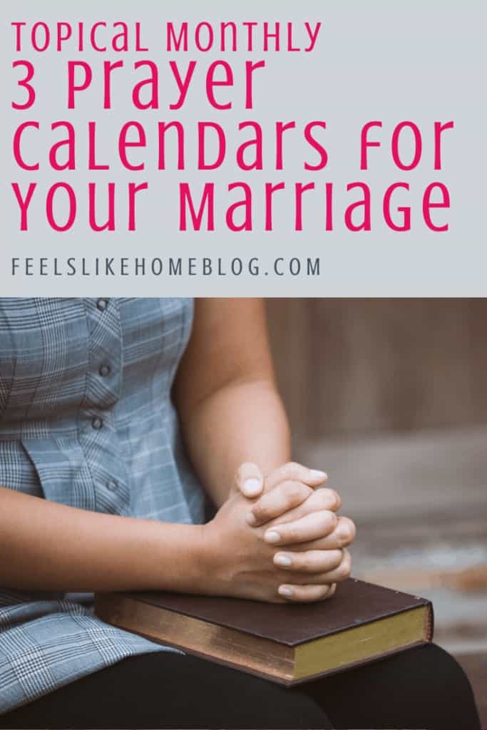 8 Reasons to Pray for Your Husband with Prayer Calendars