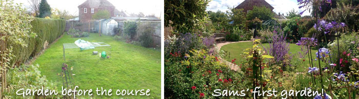 From personal to professional – Sam’s garden designer story
