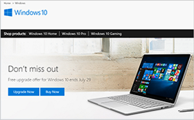 windows 10 website