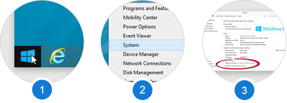 Windows 8.1 steps