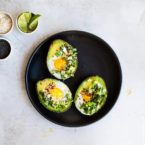 Brunch Harissa Baked Egg Avocados