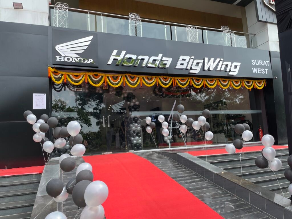 Honda Motorcycle and Scooter India Inaugurates BigWing in Surat (Gujarat)