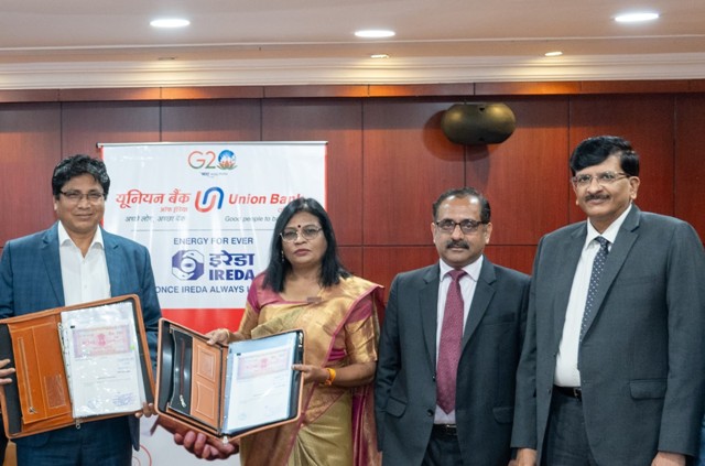 Union Bank of India and IREDA enters into an MoU to Boost Renewable Energy Projects