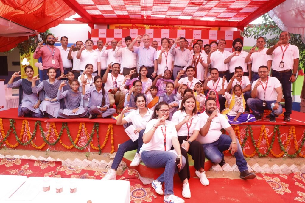 Canon marks a new chapter in its flagship Adopt a Village initiative; adopts Nandrampur Bass in Haryana