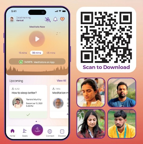 Heartfulness App is the Only Meditation App Supporting 11 Languages Including  English, French and Ukrainian towards its goal of Universal Peace & Service to Humanity