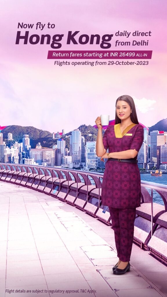 Vistara Announces Daily Non-Stop Flights Between Delhi And Hong Kong From 29 October 2023