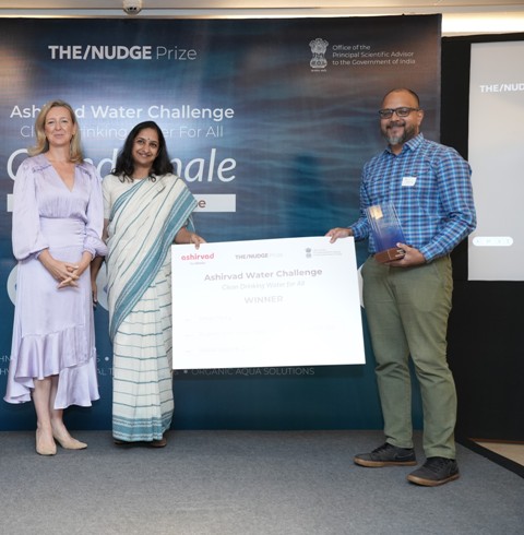 SmartTerra and Solinas Integrity Awarded INR 1 Crore and 75 Lakhs Each as Winners of The/Nudge Prize