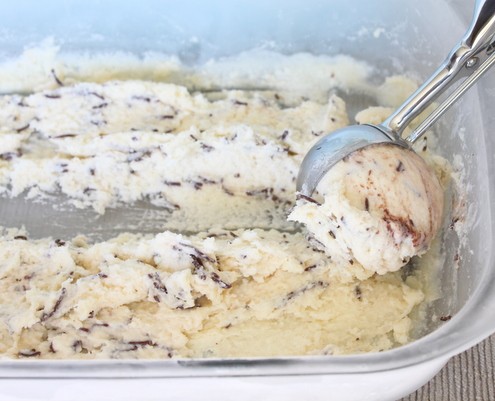 Nutella Stracciatella Ice Cream