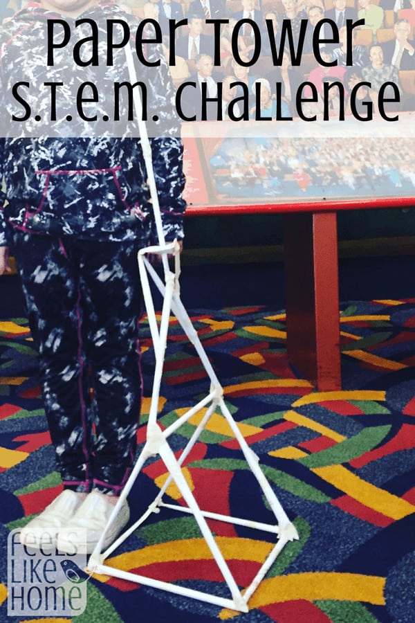 Paper Towers – Kids Science Project and STEM Challenge