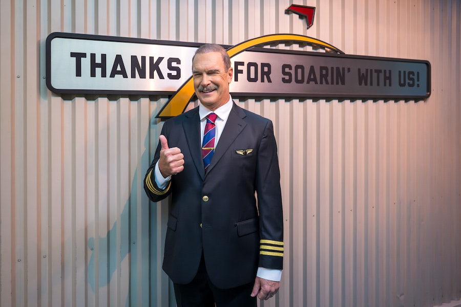 Chief Flight Attendant Patrick Acquaints Soarin’ Aviators with Important Safety Info